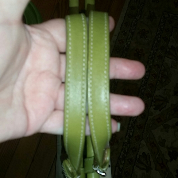 Coach Turnlock 2 Tone Canvas & Leather Tote - Picture 3 of 6